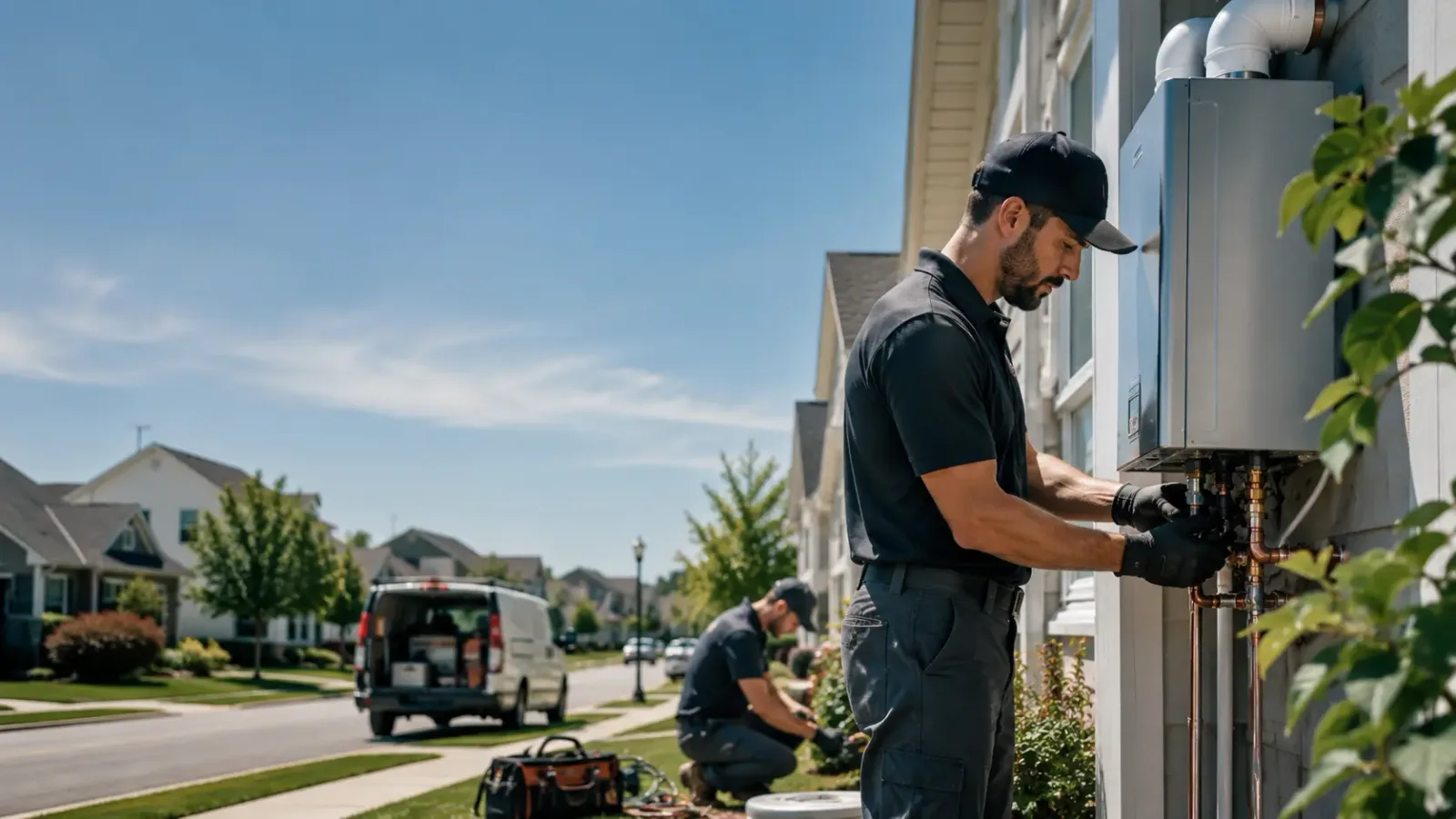 Tankless Water Heater Installation in Reydell, AR